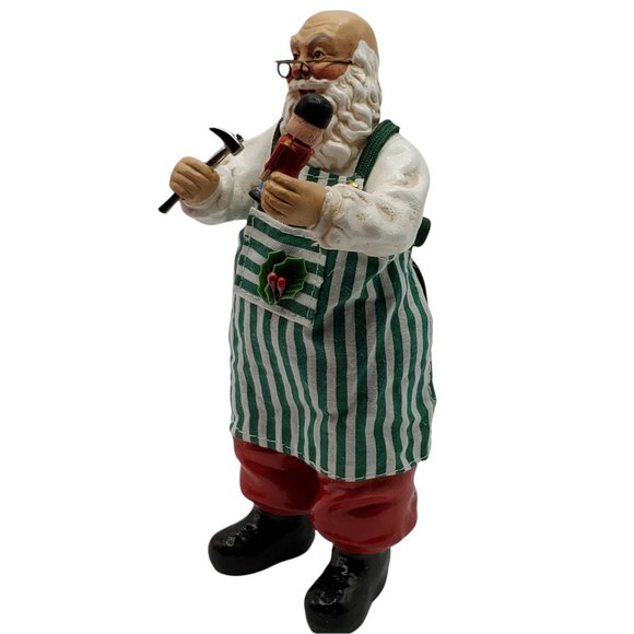 Dept 56 Possible Dreams Working Santa Ornament 714006 Vintage 7" Clothtique 1993 - Picture 5 of 10